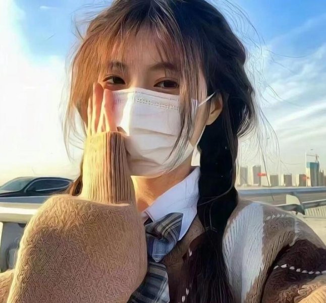 随盲柳入眠的女人
